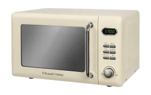 Russell Hobbs RHRETMD706C-N microwave Cream Solo microwave Countertop 17 L 700 W