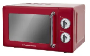 Russell Hobbs RHRETMM705R-N microwave Red Solo microwave Countertop 17 L 700 W