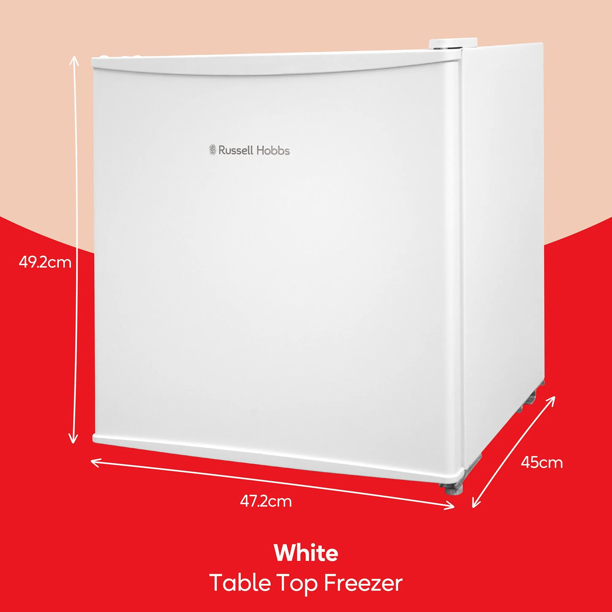 Russell Hobbs RHTTFZ0E1W freezer Countertop 31 L E White