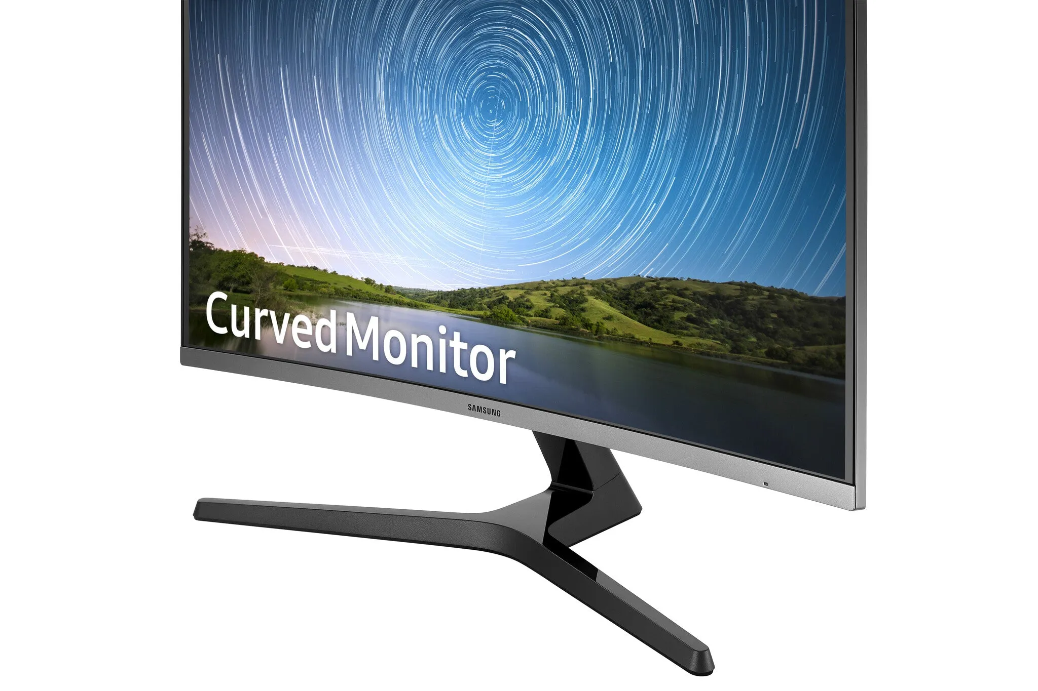 Samsung 500 Series CR500 26.9" Full HD Curved Monitor - 60Hz, 4ms, VA, AMD FreeSync, Black