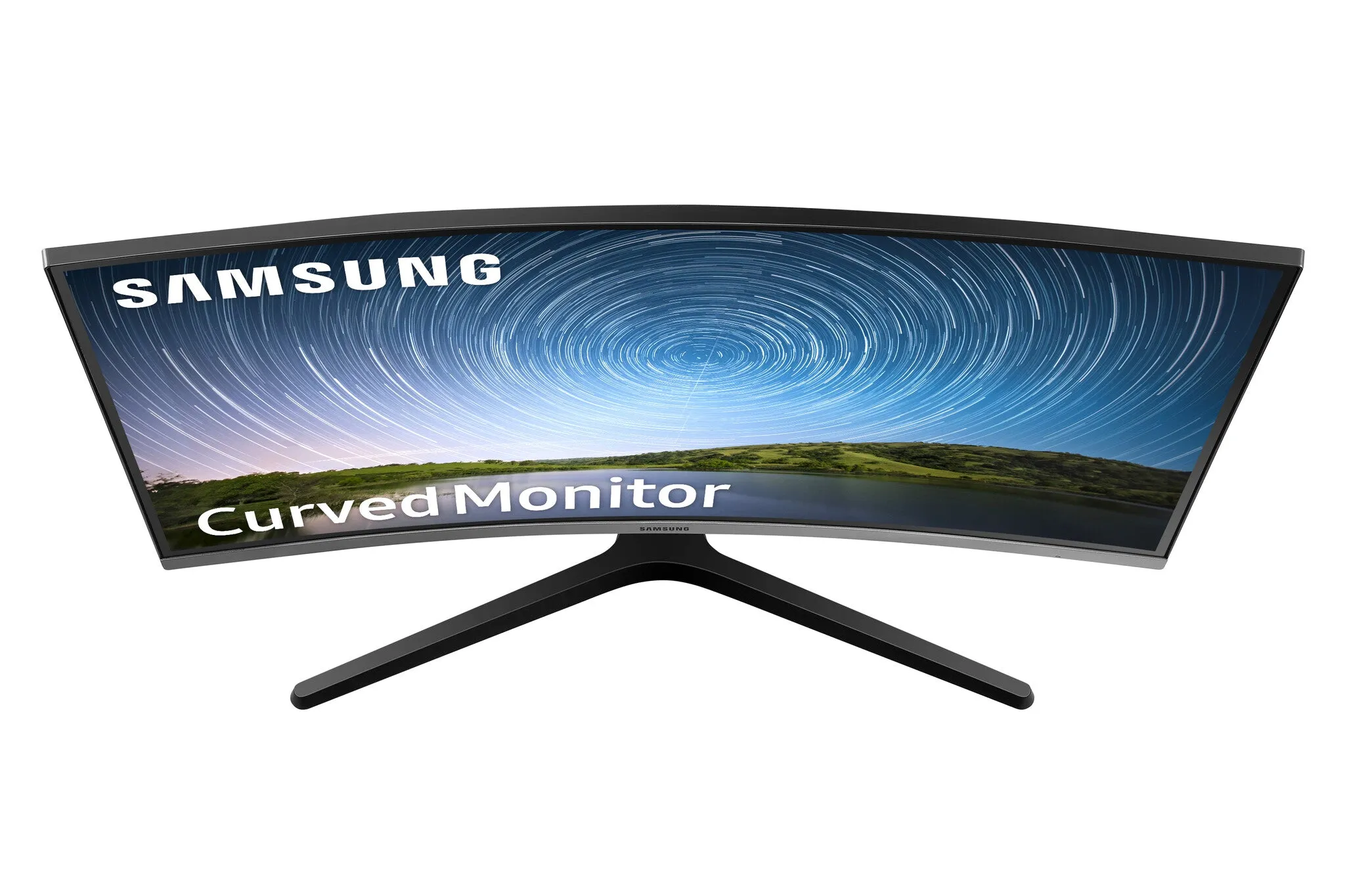 Samsung 500 Series CR500 26.9" Full HD Curved Monitor - 60Hz, 4ms, VA, AMD FreeSync, Black