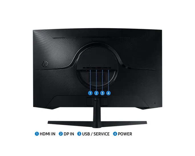 Samsung Odyssey G55T LC27G55TQWRXXU 27" Wide Quad HD Curved Gaming Monitor - 144Hz, 1ms, VA, AMD FreeSync, Black