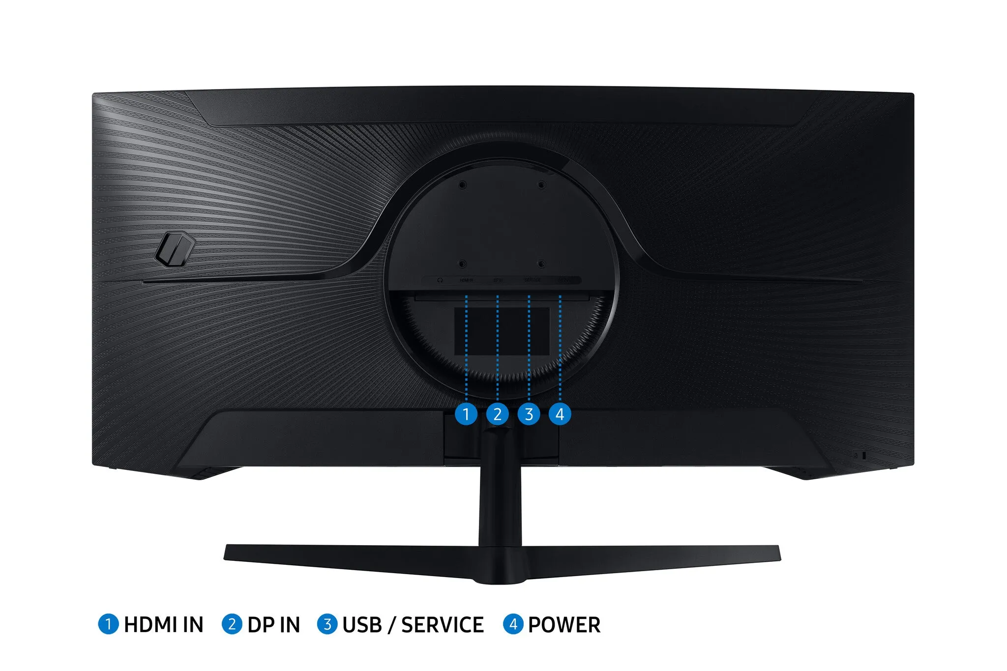 Samsung Odyssey G55T LC34G55TWWRXXU 34" UltraWide Quad HD Curved Gaming Monitor - 165Hz, 1ms, VA, AMD FreeSync Premium, Black
