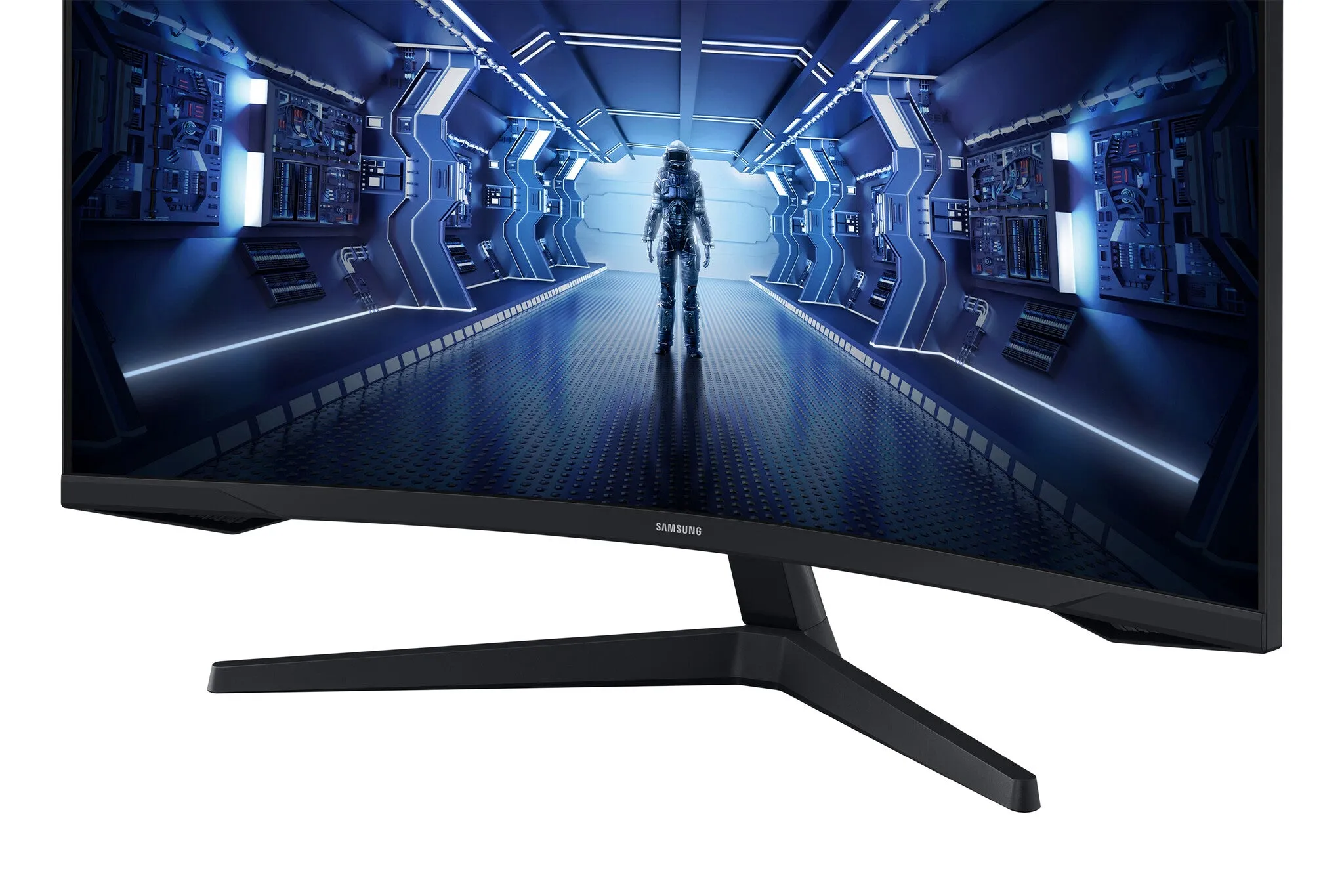 Samsung Odyssey G55T LC34G55TWWRXXU 34" UltraWide Quad HD Curved Gaming Monitor - 165Hz, 1ms, VA, AMD FreeSync Premium, Black