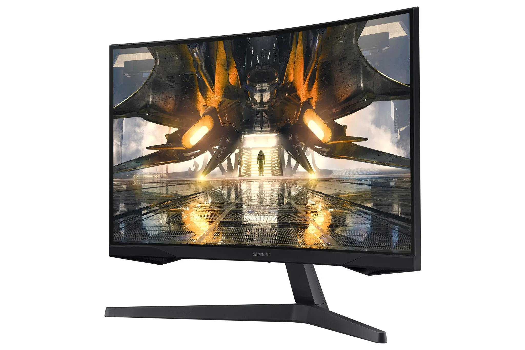 Samsung Odyssey LS27AG550E 27" Quad HD Curved Gaming Monitor - 165Hz, 1ms, VA, AMD FreeSync, Black