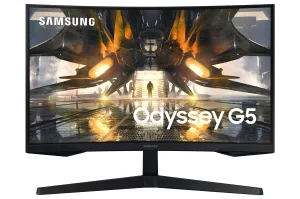 Samsung Odyssey LS27AG550E 27" Quad HD Curved Gaming Monitor - 165Hz, 1ms, VA, AMD FreeSync, Black