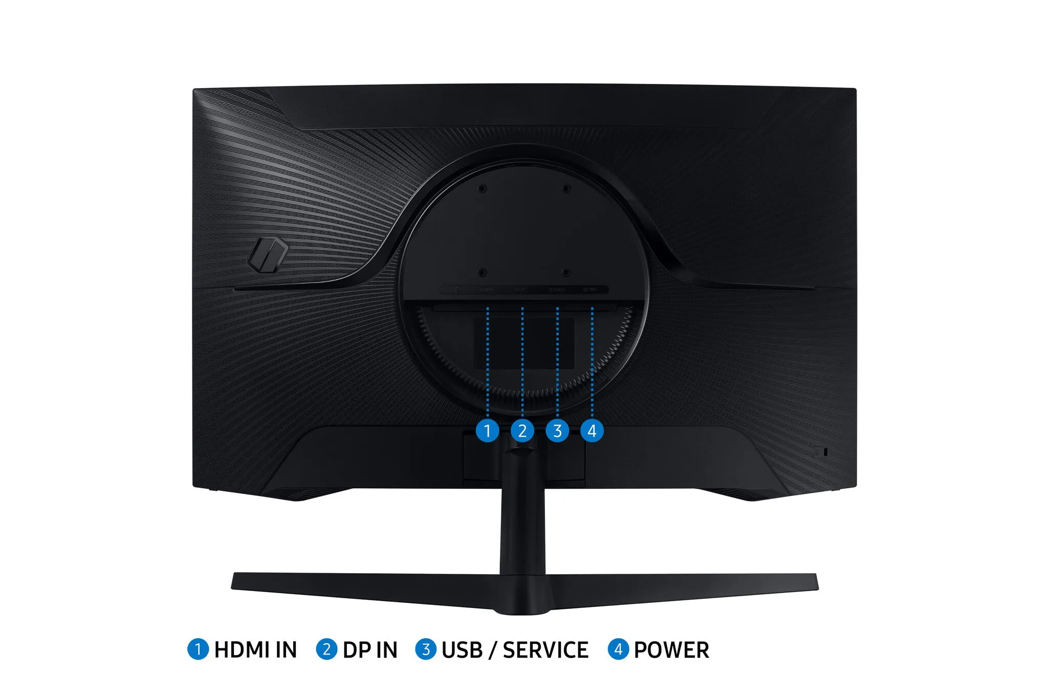 Samsung Odyssey LS27AG550E 27" Quad HD Curved Gaming Monitor - 165Hz, 1ms, VA, AMD FreeSync, Black