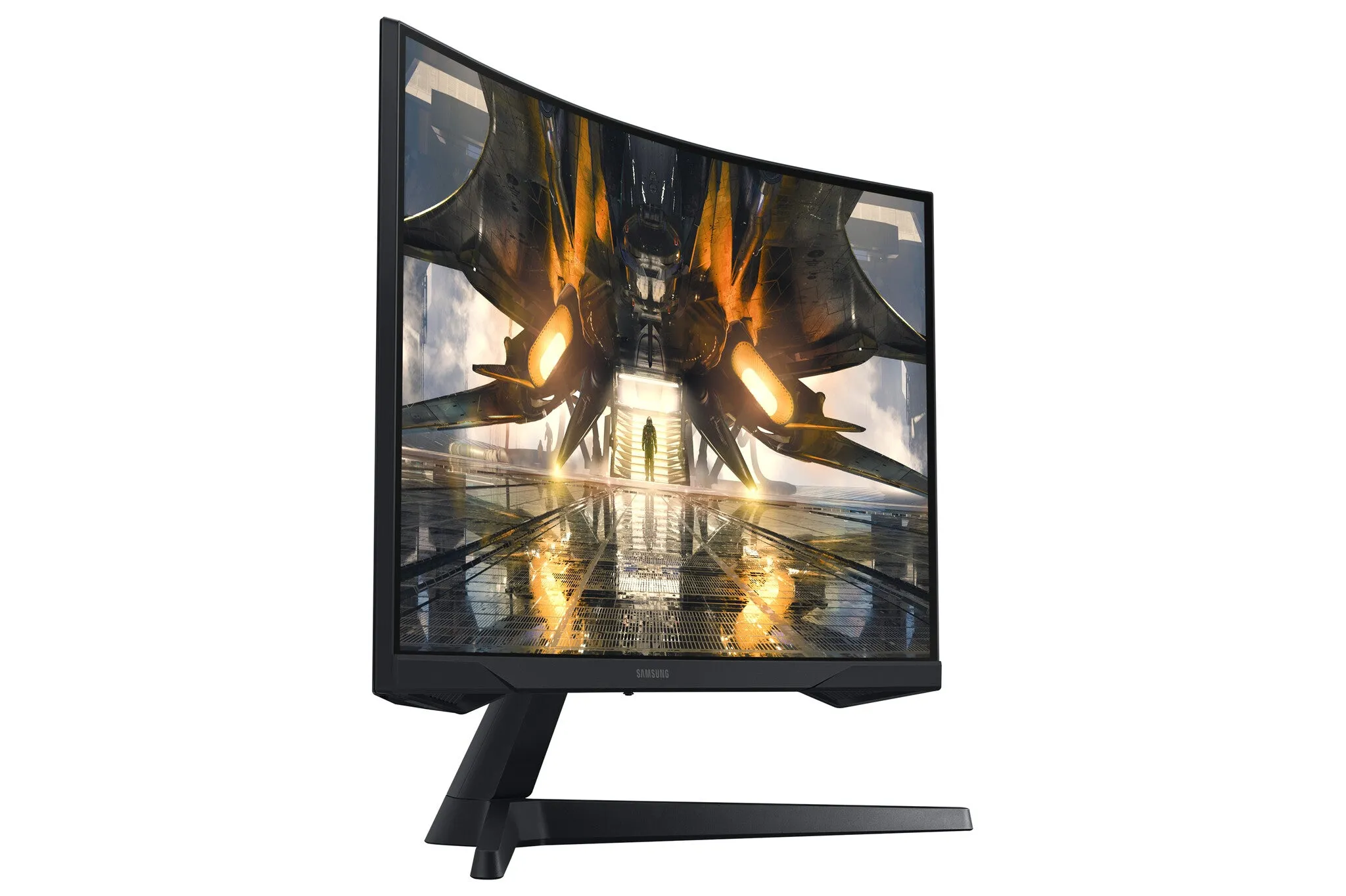Samsung Odyssey LS27AG550E 27" Quad HD Curved Gaming Monitor - 165Hz, 1ms, VA, AMD FreeSync, Black