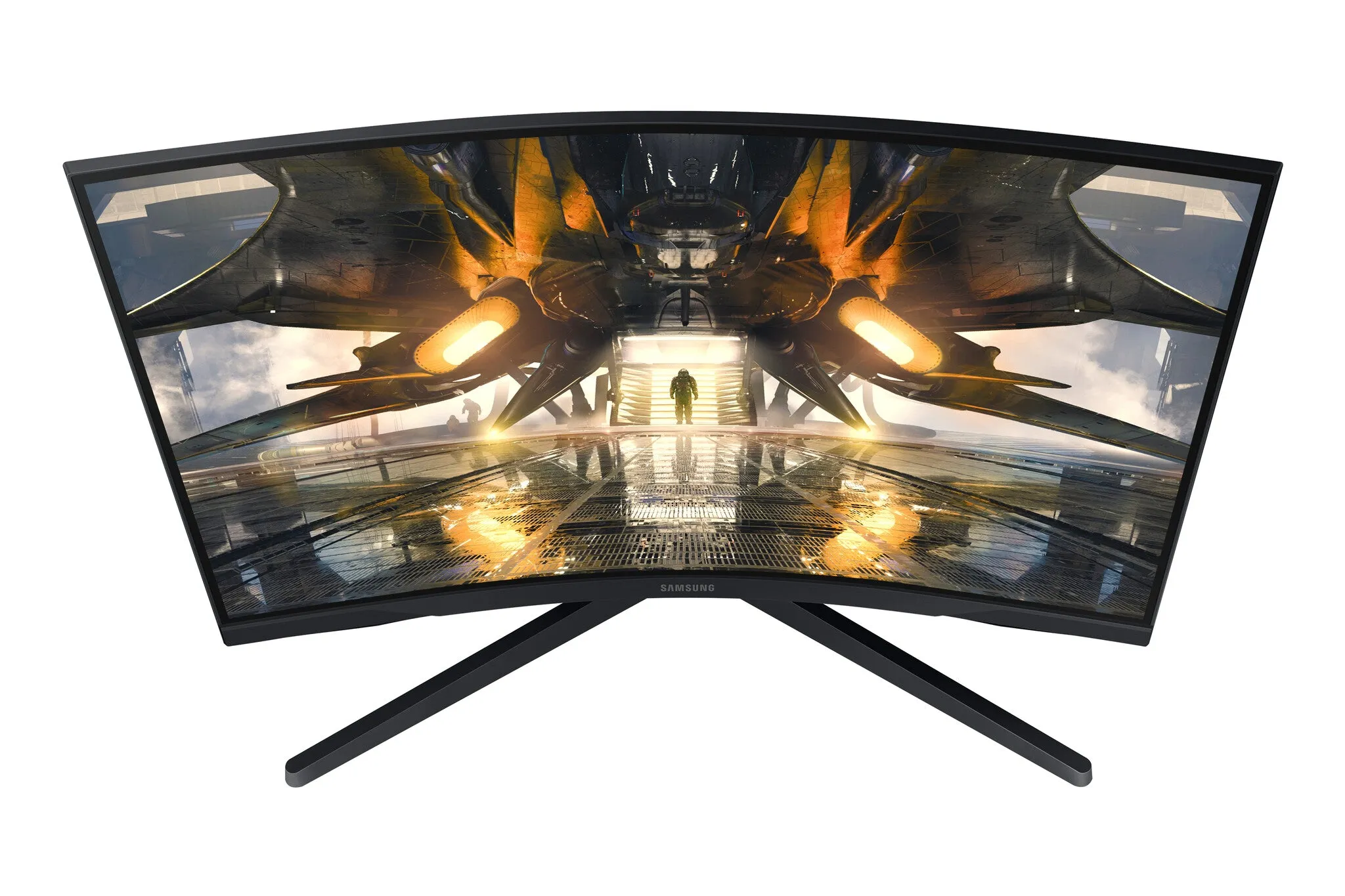 Samsung Odyssey LS27AG550E 27" Quad HD Curved Gaming Monitor - 165Hz, 1ms, VA, AMD FreeSync, Black