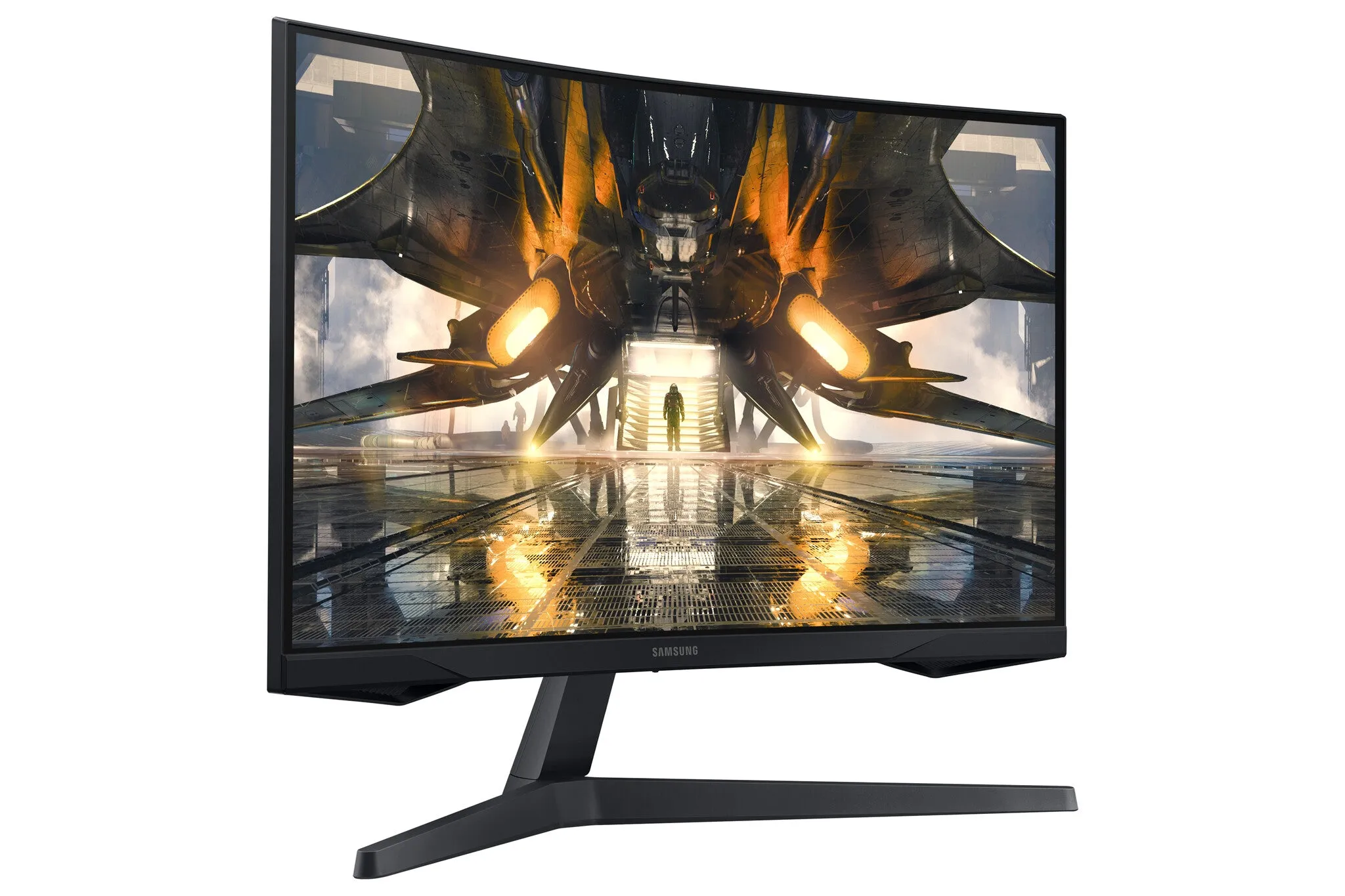 Samsung Odyssey LS27AG550E 27" Quad HD Curved Gaming Monitor - 165Hz, 1ms, VA, AMD FreeSync, Black