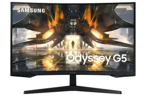 Samsung Odyssey LS32AG550E 32" Quad HD Curved Gaming Monitor - 165Hz, 1ms, VA, AMD FreeSync Premium, Black