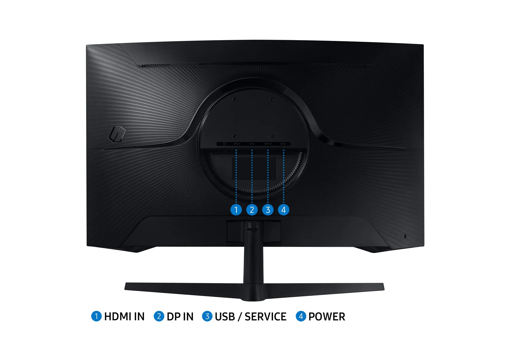 Samsung Odyssey LS32AG550E 32" Quad HD Curved Gaming Monitor - 165Hz, 1ms, VA, AMD FreeSync Premium, Black