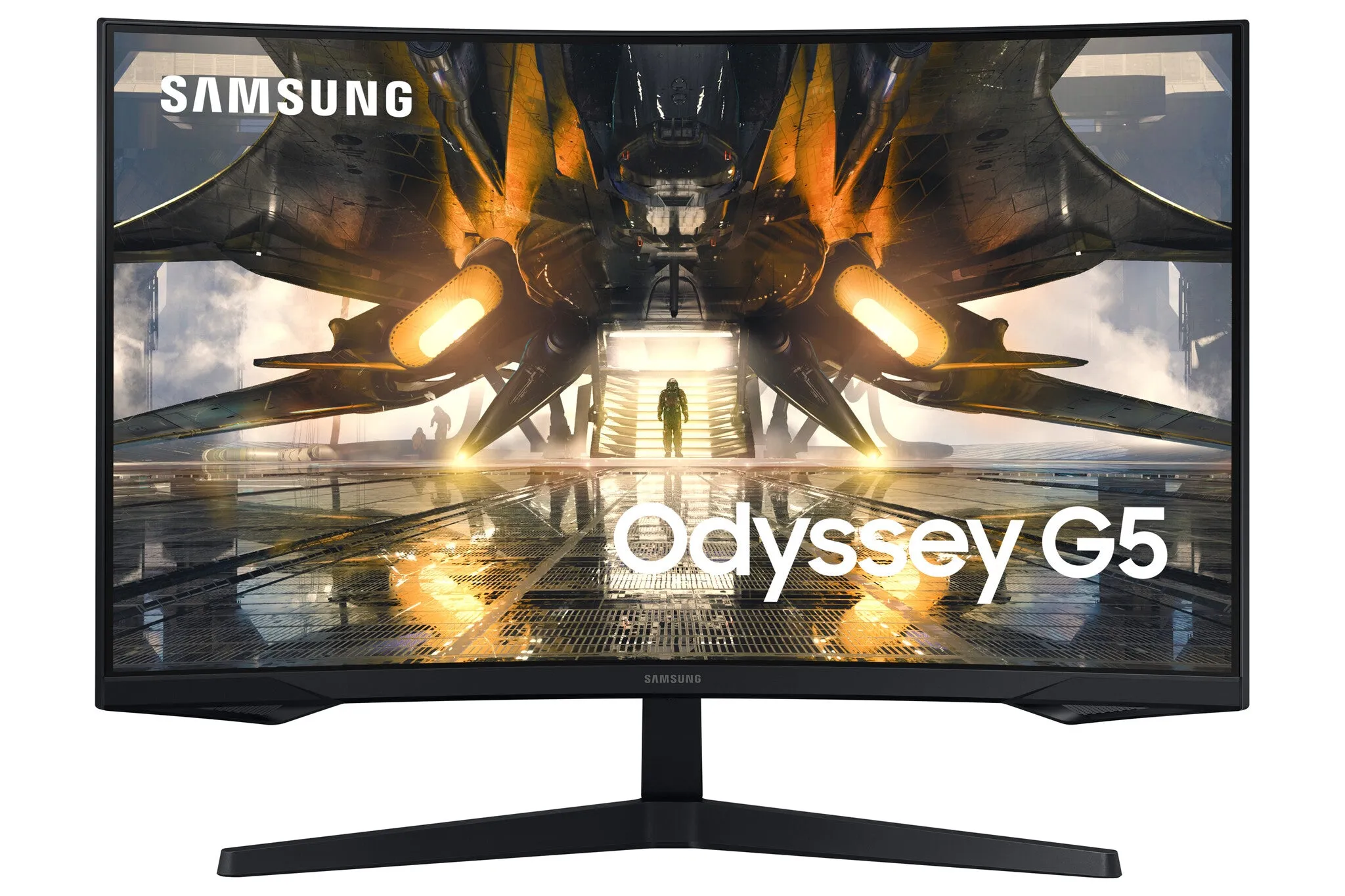 Samsung Odyssey LS32AG550E 32" Quad HD Curved Gaming Monitor - 165Hz, 1ms, VA, AMD FreeSync Premium, Black