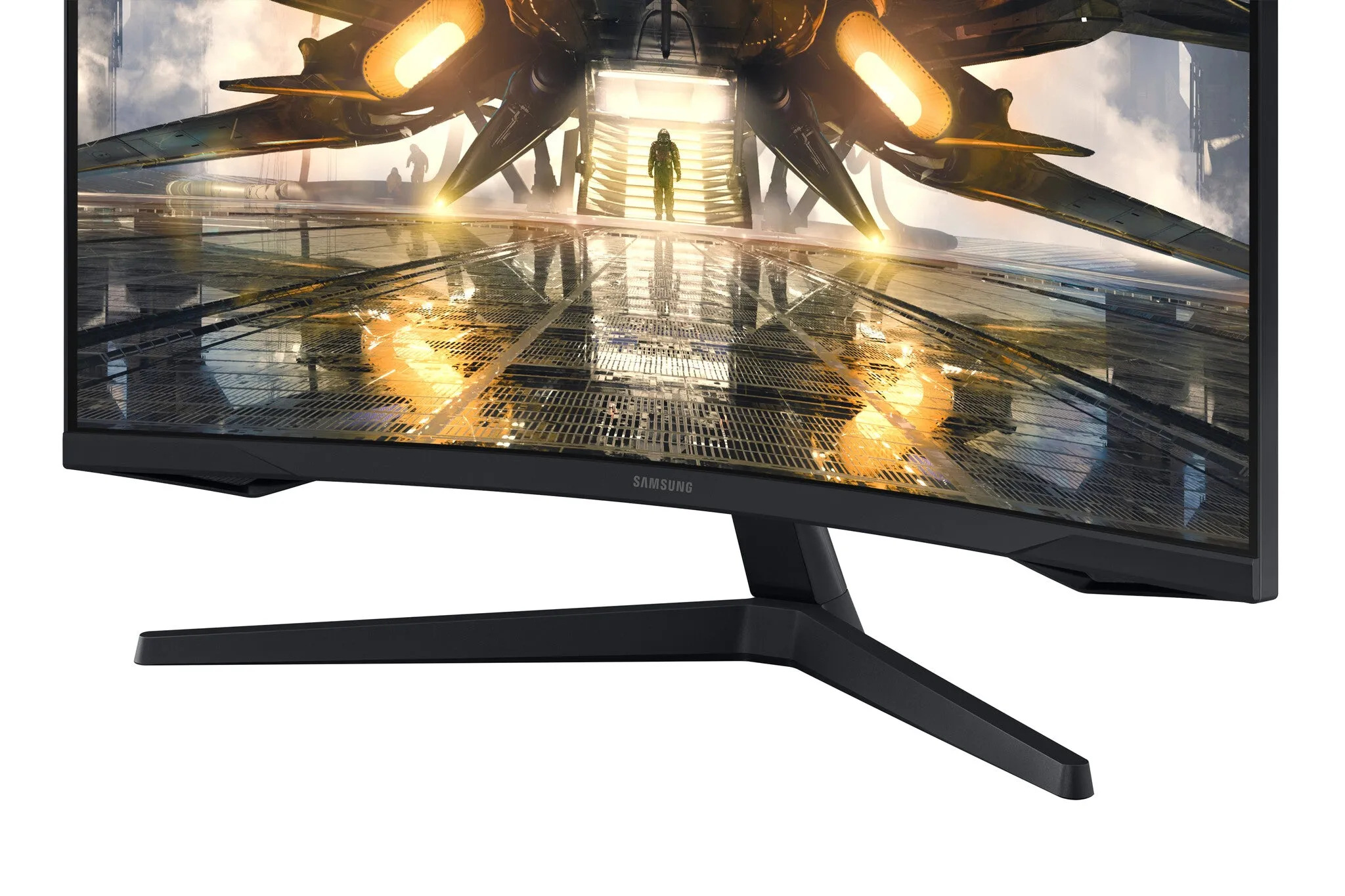 Samsung Odyssey LS32AG550E 32" Quad HD Curved Gaming Monitor - 165Hz, 1ms, VA, AMD FreeSync Premium, Black