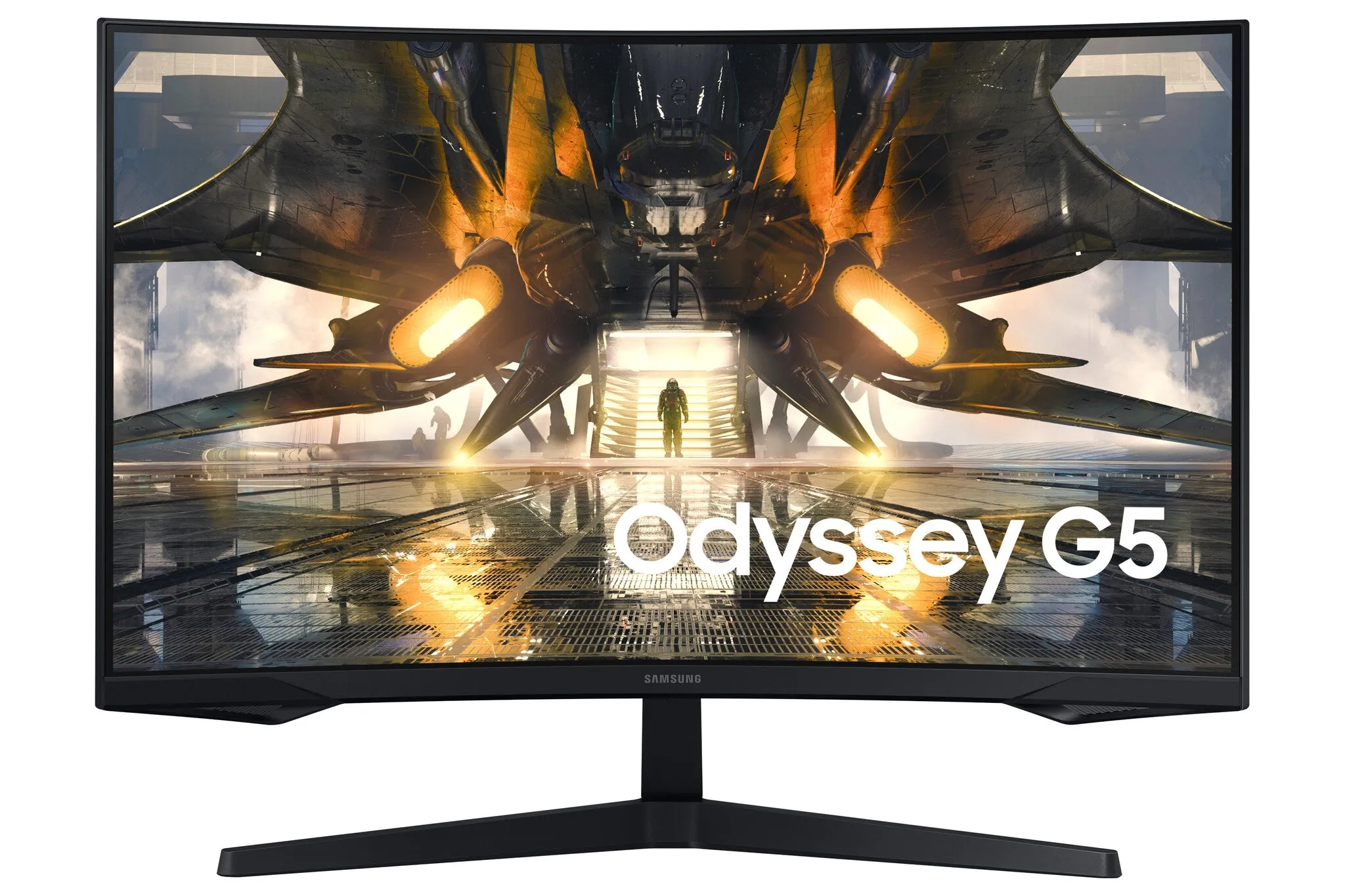 Samsung Odyssey LS32AG550E 32" Quad HD Curved Gaming Monitor - 165Hz, 1ms, VA, AMD FreeSync Premium, Black