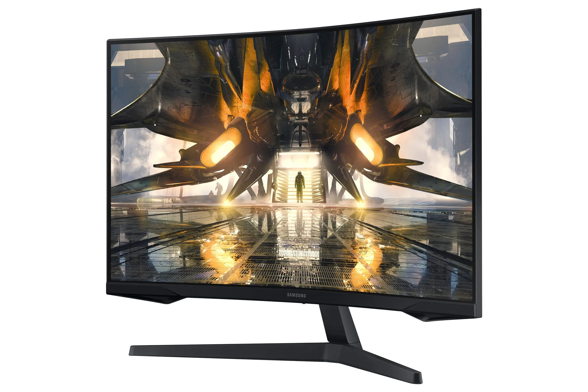 Samsung Odyssey LS32AG550E 32" Quad HD Curved Gaming Monitor - 165Hz, 1ms, VA, AMD FreeSync Premium, Black