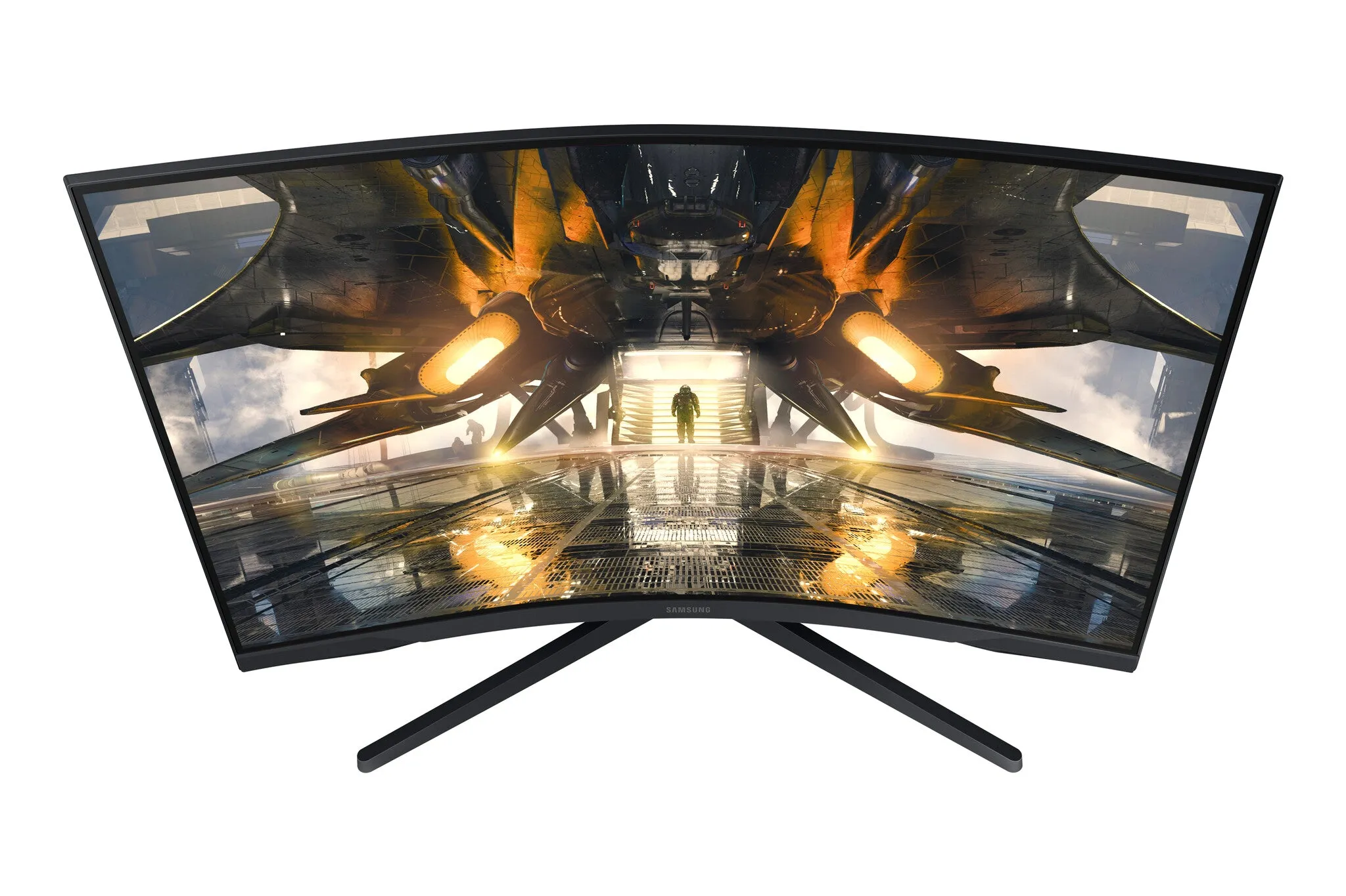 Samsung Odyssey LS32AG550E 32" Quad HD Curved Gaming Monitor - 165Hz, 1ms, VA, AMD FreeSync Premium, Black