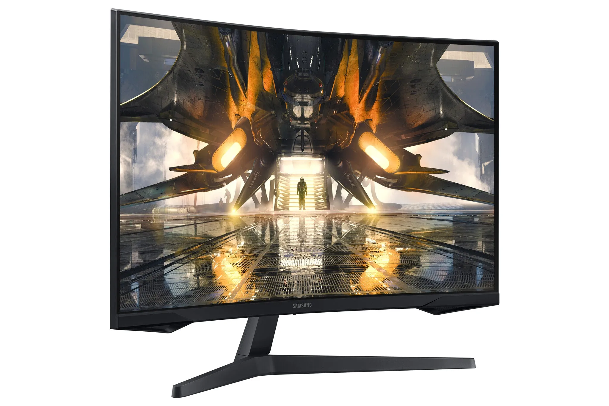 Samsung Odyssey LS32AG550E 32" Quad HD Curved Gaming Monitor - 165Hz, 1ms, VA, AMD FreeSync Premium, Black
