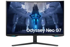 Samsung Odyssey Neo G7 LS32BG750NPXXU 32" Curved Gaming Monitor - 4K Ultra HD- 165Hz - Quantum Dot - 1ms Response Time- FreeSync Premium Pro- Curved Screen -HDR 200 - Height Adjustable