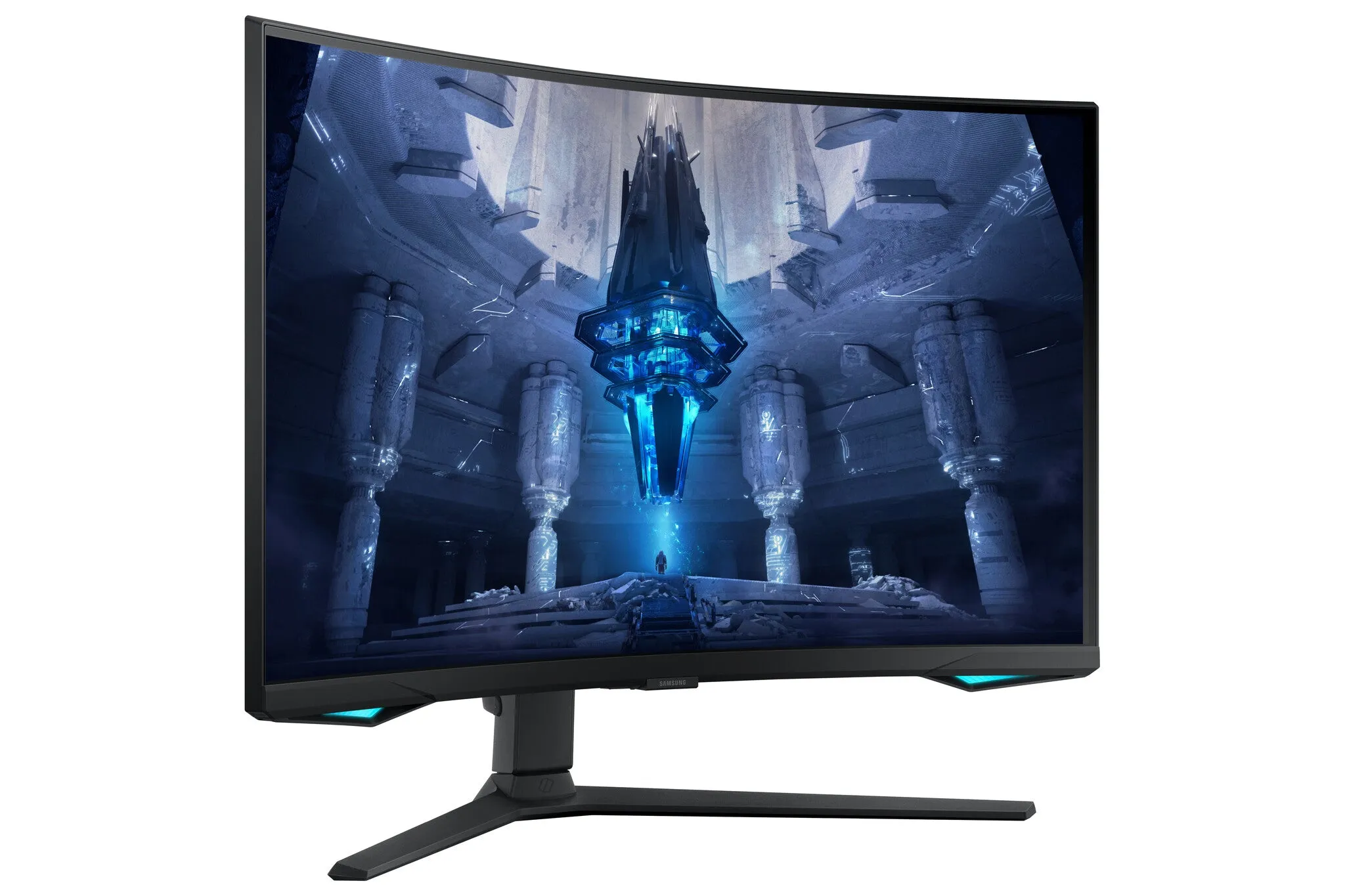 Samsung Odyssey Neo G7 LS32BG750NPXXU 32" Curved Gaming Monitor - 4K Ultra HD- 165Hz - Quantum Dot - 1ms Response Time- FreeSync Premium Pro- Curved Screen -HDR 200 - Height Adjustable