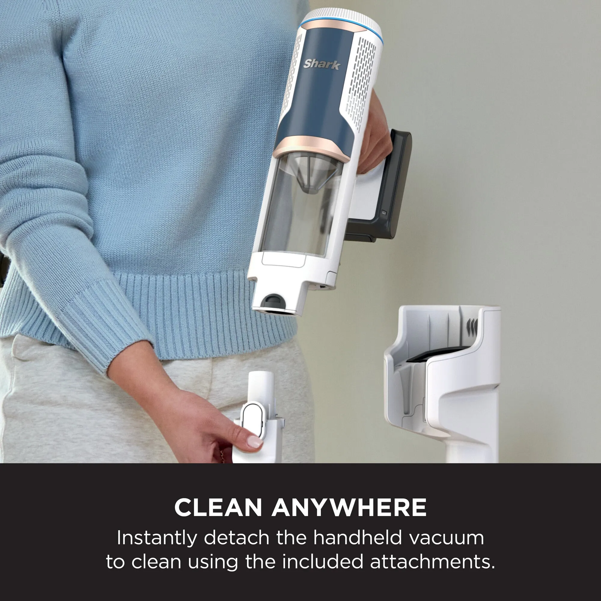 Shark Clean & Empty Cordless Vacuum Cleaner & Auto-Empty System BU3521UK