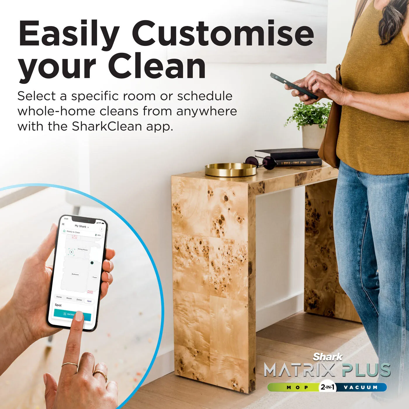 Shark Matrix Plus 2-in-1 Robot Vacuum & Mop RV2620WDUK