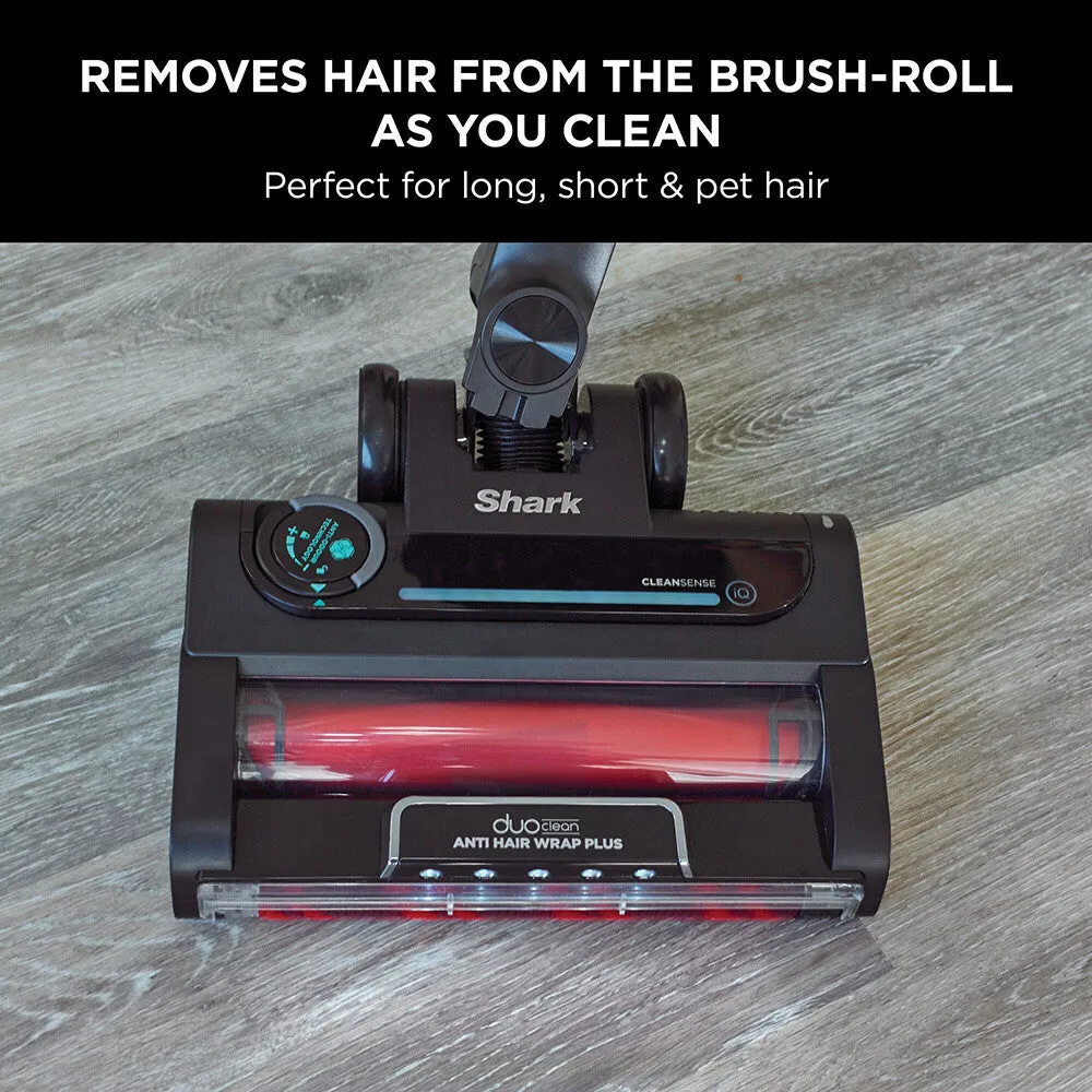 Shark Stratos Cordless Stick Vacuum Cleaner with Anti Hair Wrap Plus, Clean Sense IQ, Pet Pro Model [Double Battery] IZ420UKT
