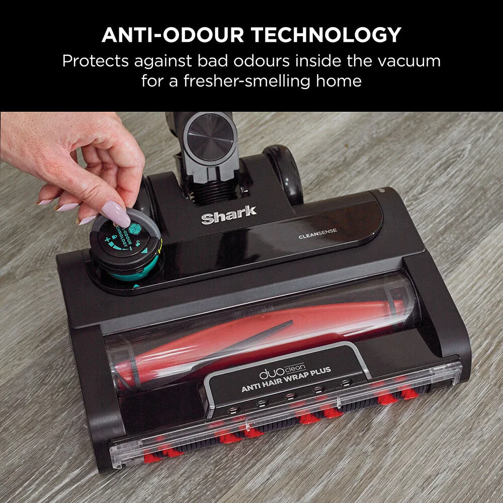 Shark Stratos Cordless Stick Vacuum Cleaner with Anti Hair Wrap Plus, Clean Sense IQ, Pet Pro Model [Double Battery] IZ420UKT