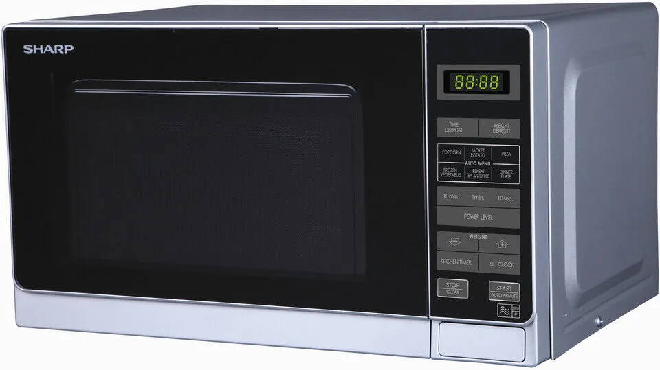 Sharp Home Appliances R-272SLM Silver Countertop 20 L 800 W