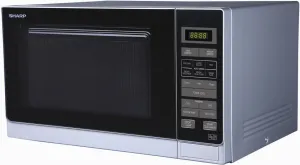 Sharp Home Appliances R-372(SL)M Silver Countertop 25 L 900 W