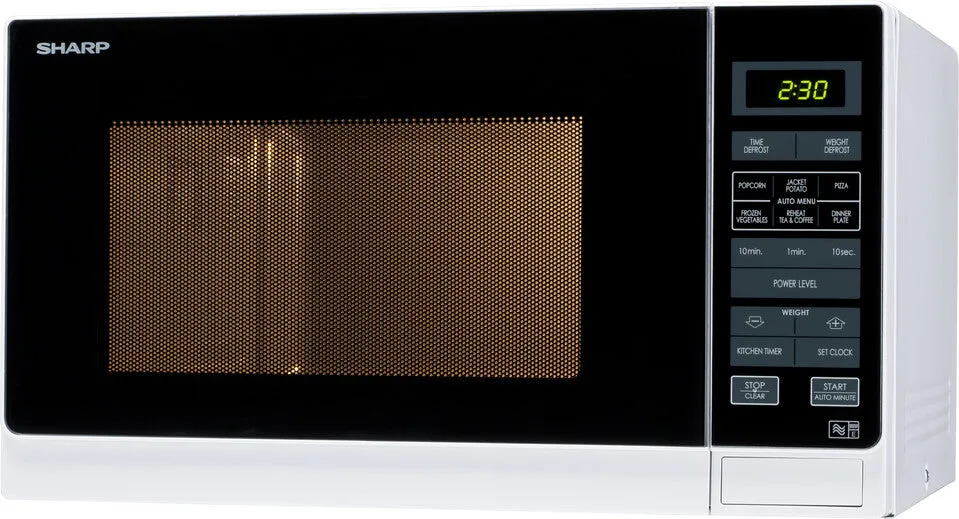 Sharp Home Appliances R-372(W)M White Countertop 25 L 900 W