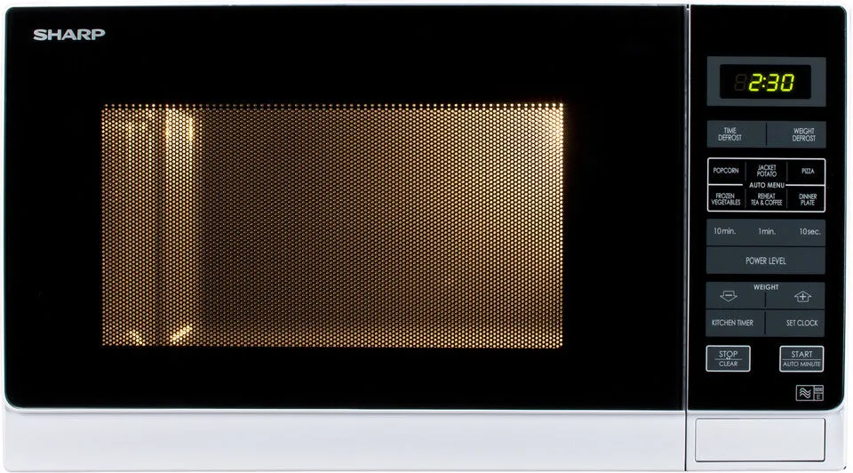 Sharp Home Appliances R-372(W)M White Countertop 25 L 900 W