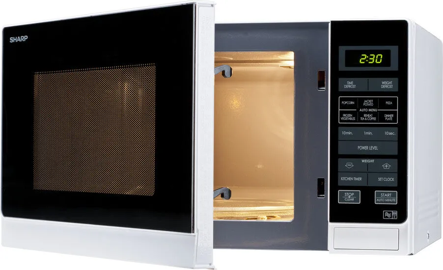 Sharp Home Appliances R-372(W)M White Countertop 25 L 900 W