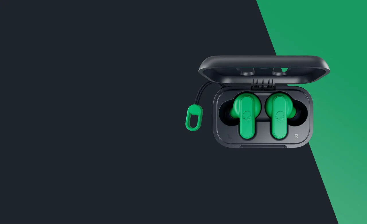 Skullcandy Dime Headset Wireless In-ear Calls/Music Micro-USB Bluetooth Blue, Green