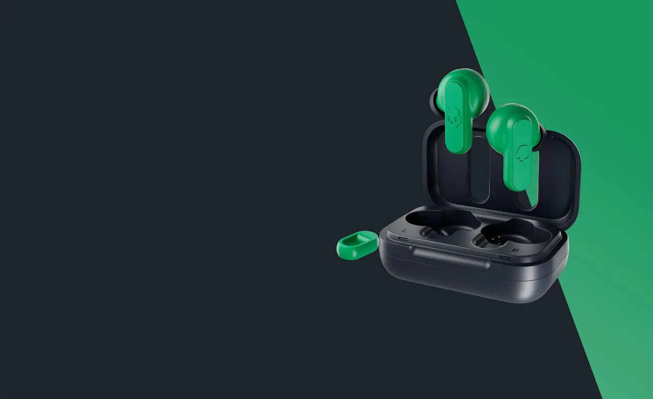 Skullcandy Dime Headset Wireless In-ear Calls/Music Micro-USB Bluetooth Blue, Green