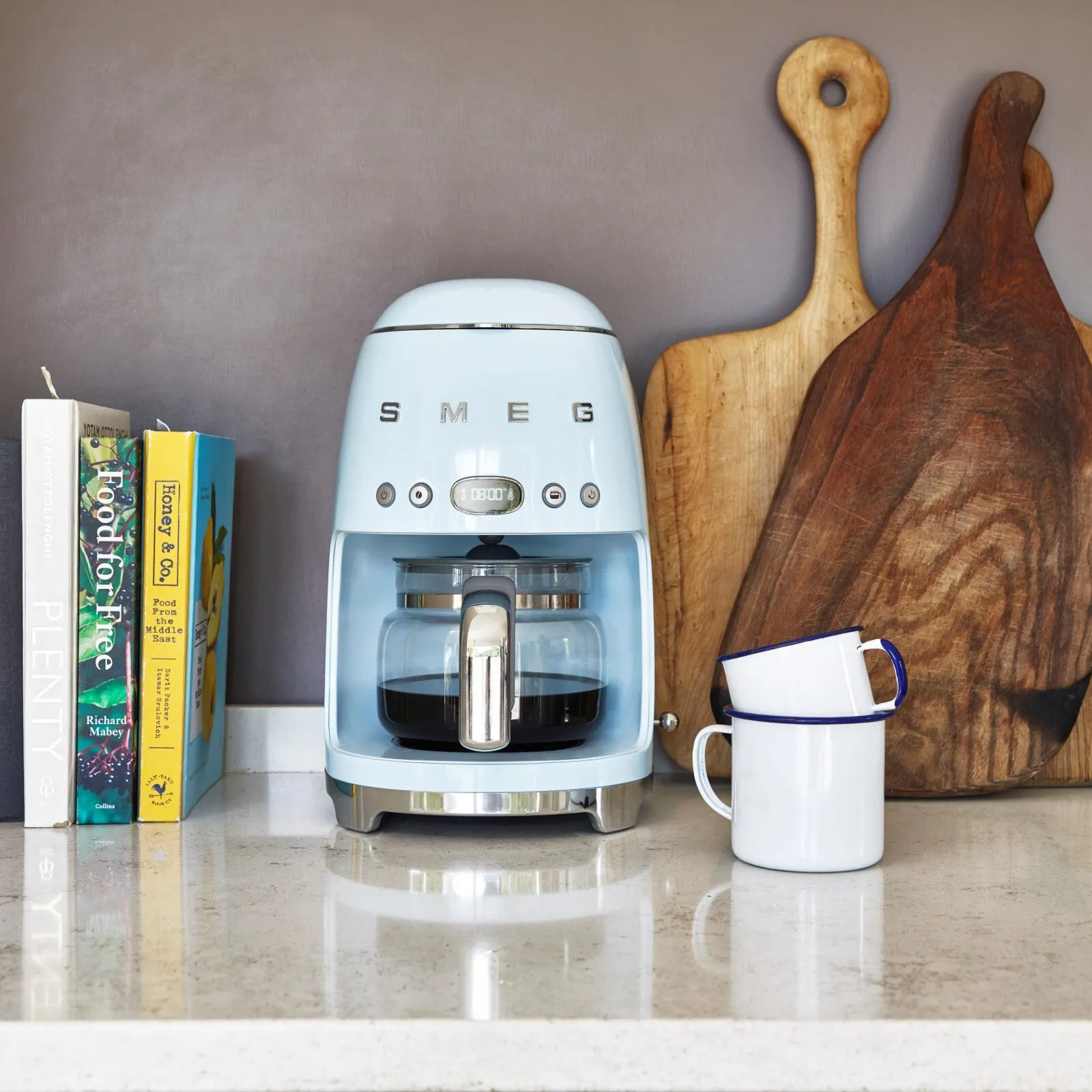 Smeg DCF02PBUK coffee maker Semi-auto Drip coffee maker 1.4 L
