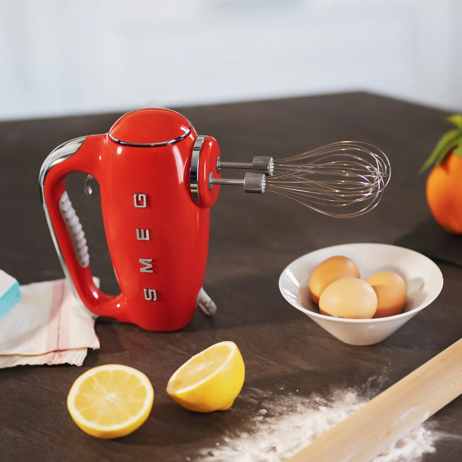 Smeg HMF01RDUK mixer Hand mixer 250 W Red