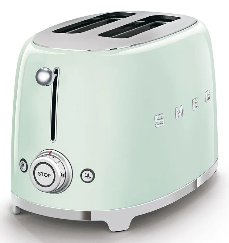 Smeg TSF01PGUK toaster 6 2 slice(s) 950 W Green