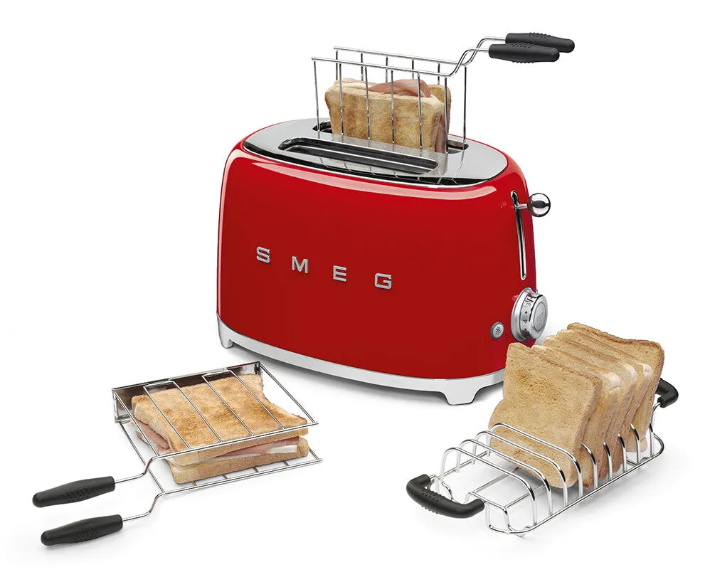 Smeg TSF01RDUK toaster 6 2 slice(s) 950 W Red