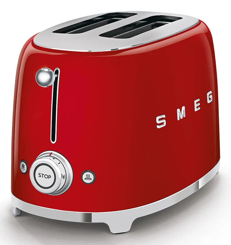 Smeg TSF01RDUK toaster 6 2 slice(s) 950 W Red