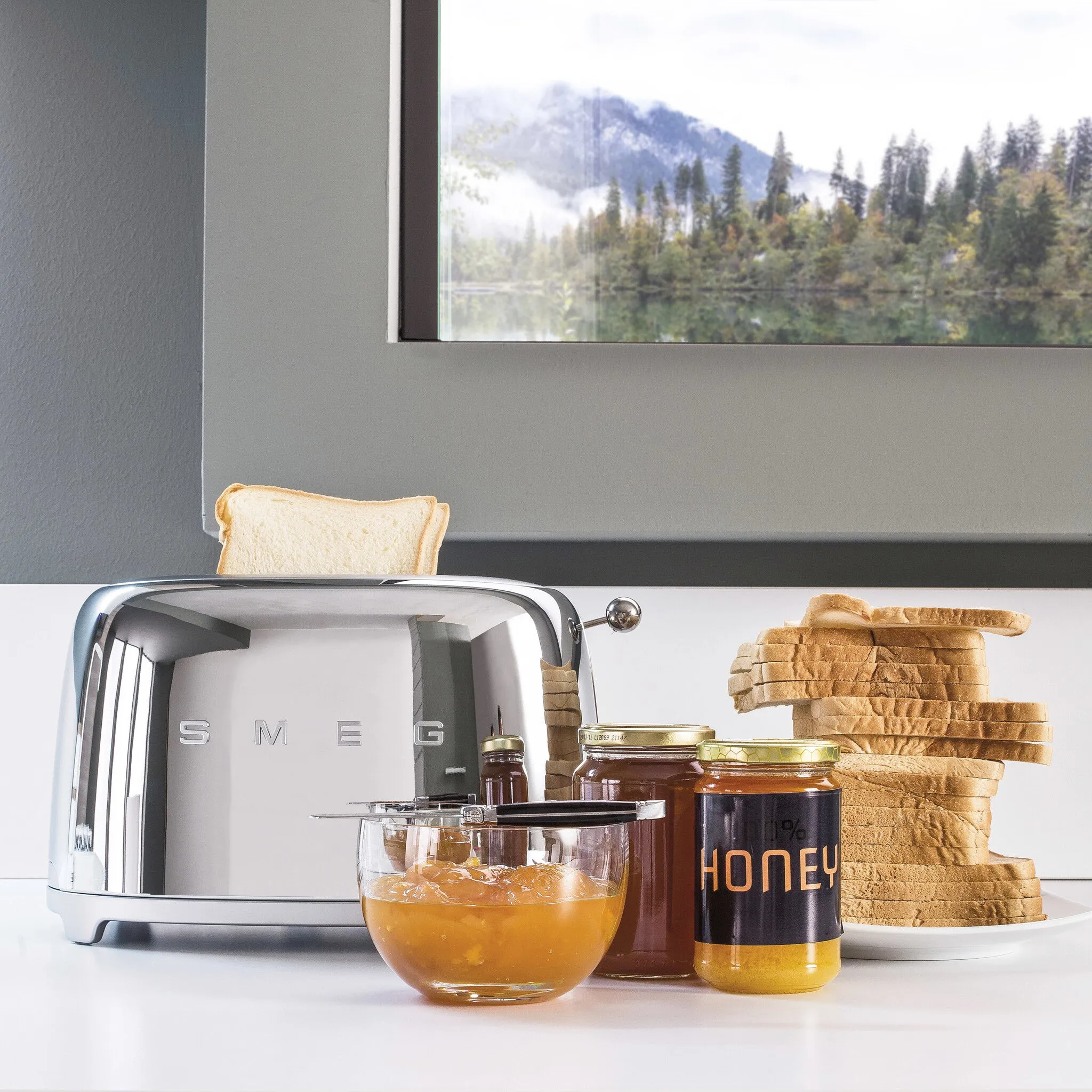 Smeg TSF01SSUK toaster 6 2 slice(s) 950 W Chrome