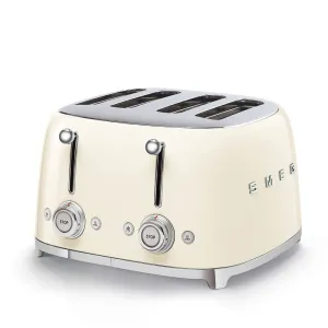 Smeg TSF03CRUK toaster 4 4 slice(s) 2000 W Cream