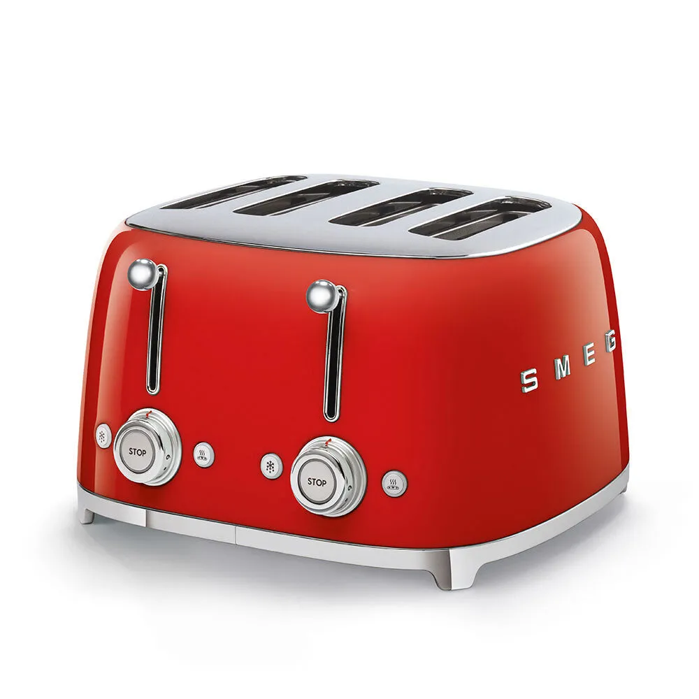 Smeg TSF03RDUK toaster 4 4 slice(s) 2000 W Red