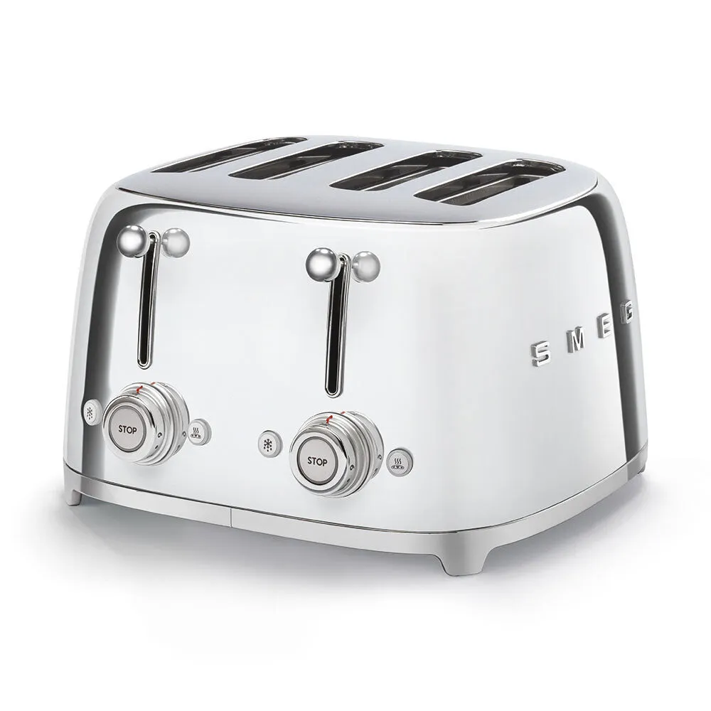 Smeg TSF03SSUK toaster 4 4 slice(s) 2000 W Chrome