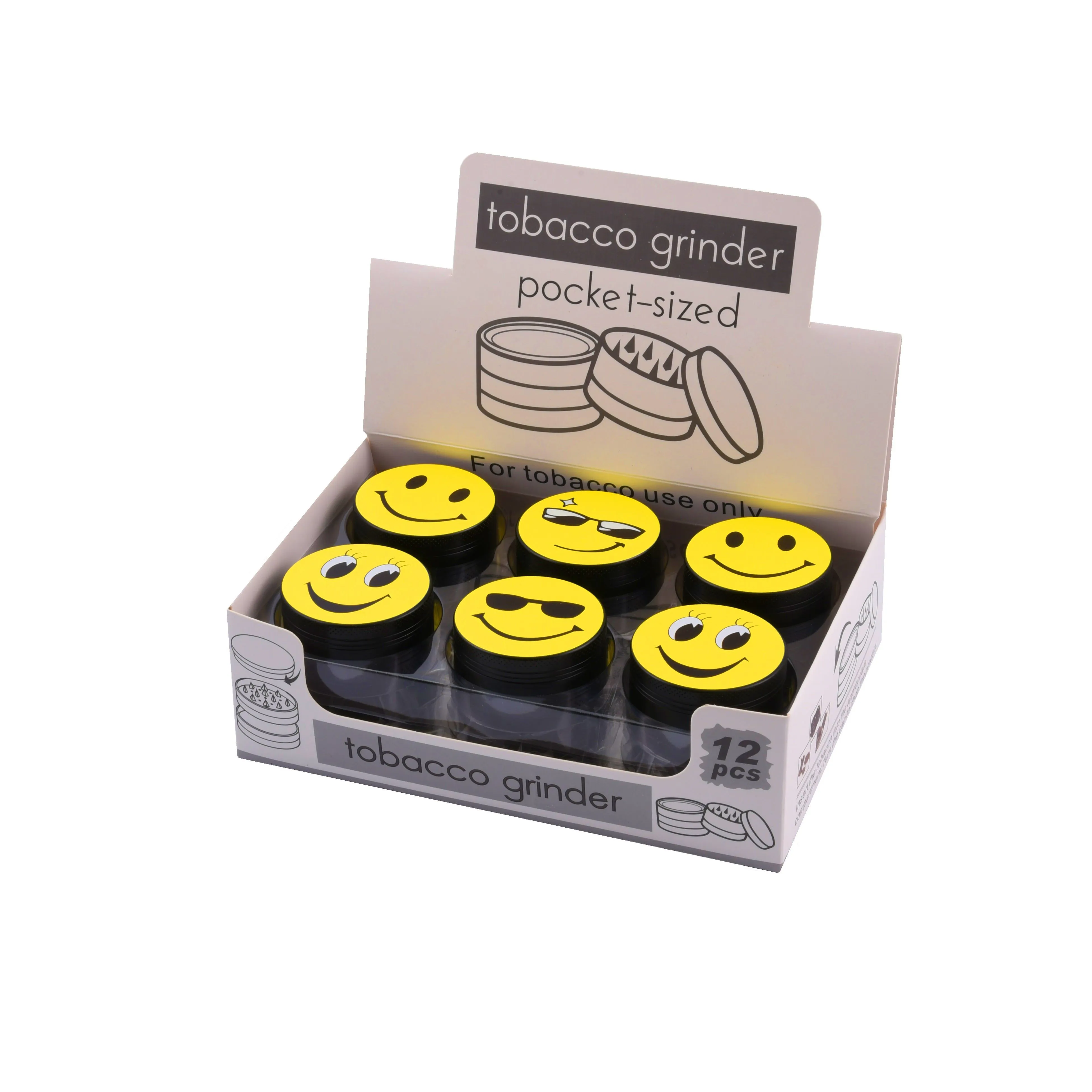 Smile Aluminium Grinders 3 Parts ( Art.nr.1562 )