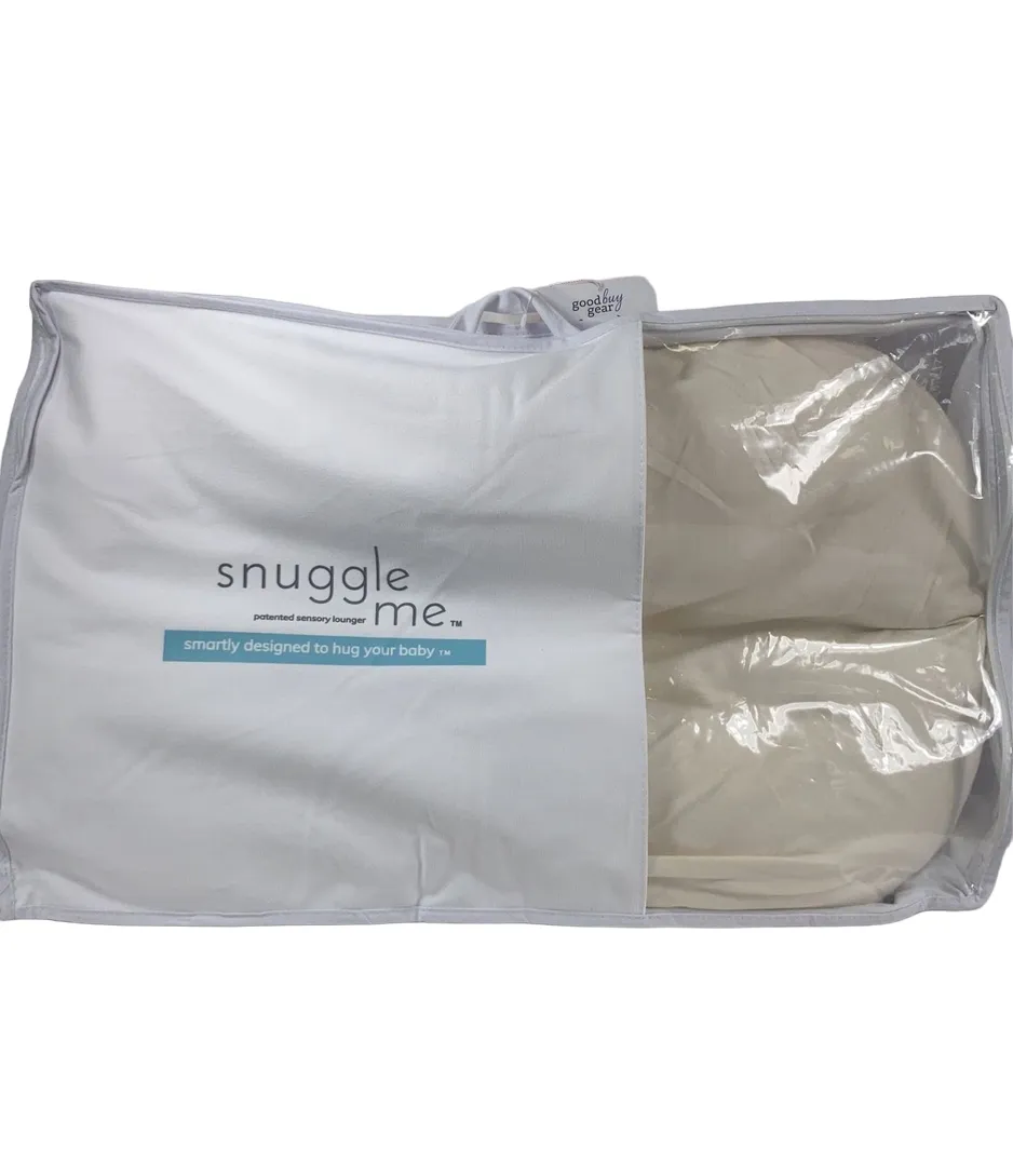 Snuggle Me Organic Sensory Infant Lounger with Cover, Natural, Natural