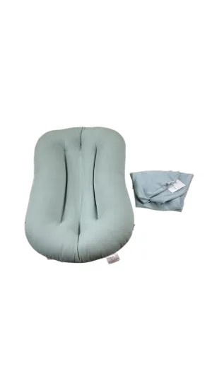 Snuggle Me Organic Sensory Infant Lounger with Cover, Slate, Skye