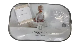 Snuggle Me Organic Sensory Toddler Lounger With Cover, Natural