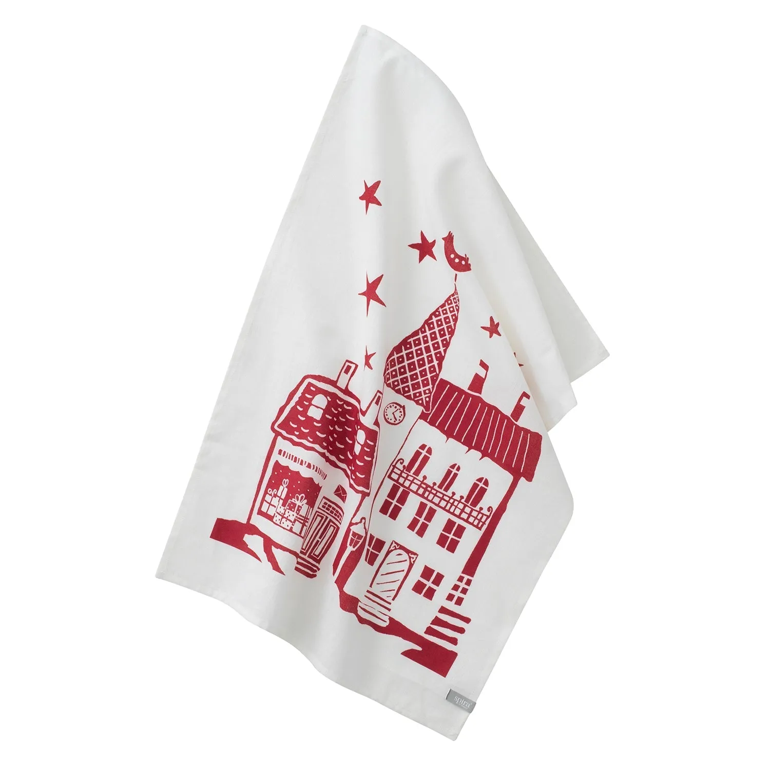 Spira Staden Kitchen Towel, Red