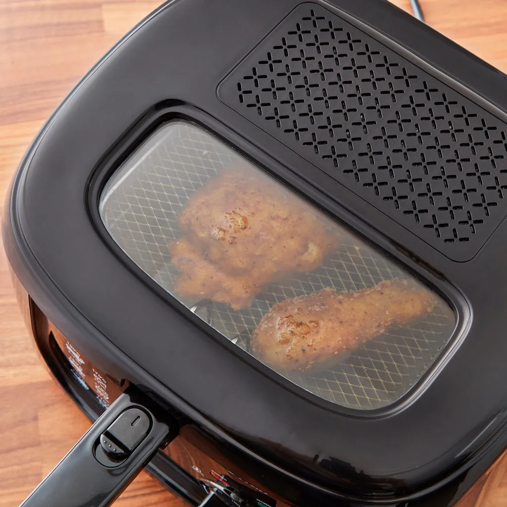 Swan 2.5L Square Black Fryer